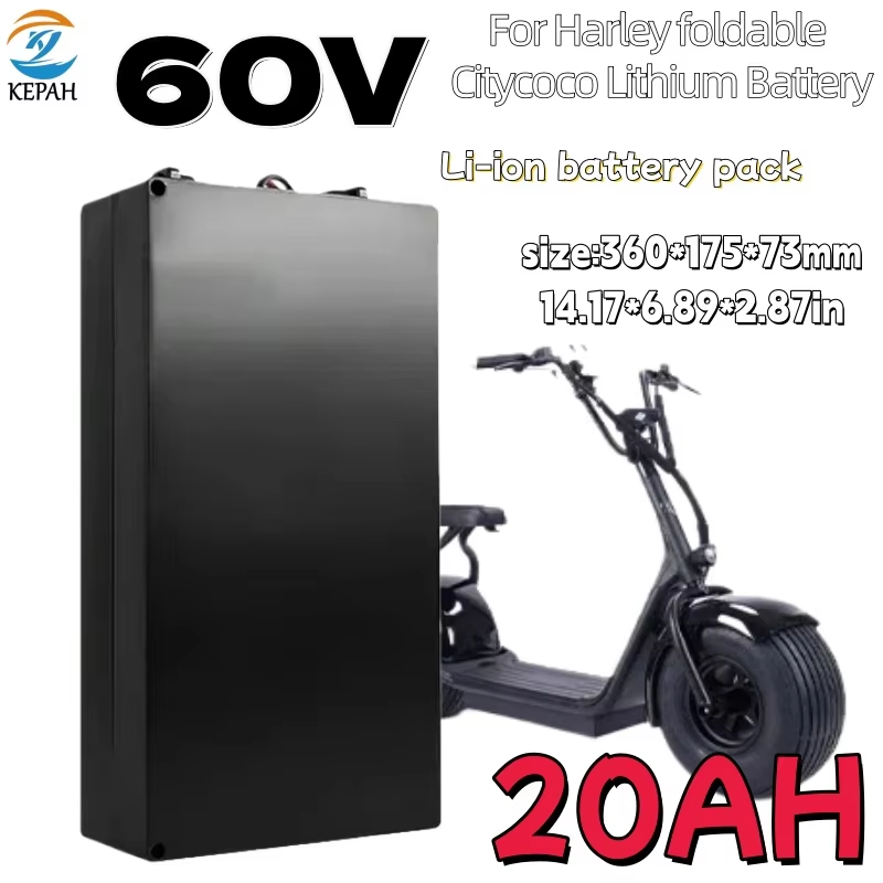60V 30Ah Electric Scooter Battery - 할리 전기 오토바이용 배터리, 60V, 20Ah/30Ah/40Ah,